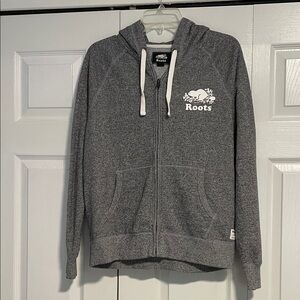 Roots Charcoal Zip-up Hoodie